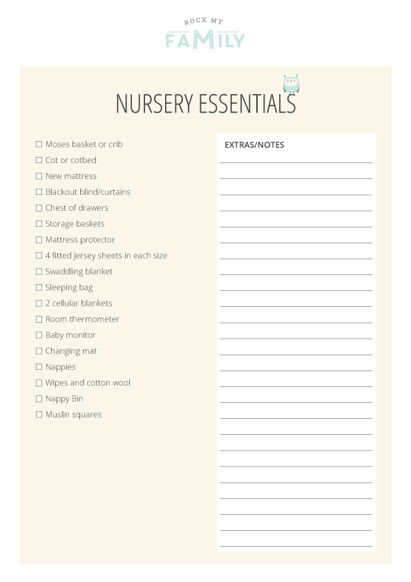 What Do You Need For Your Nursery? - Rock My Family blog ...