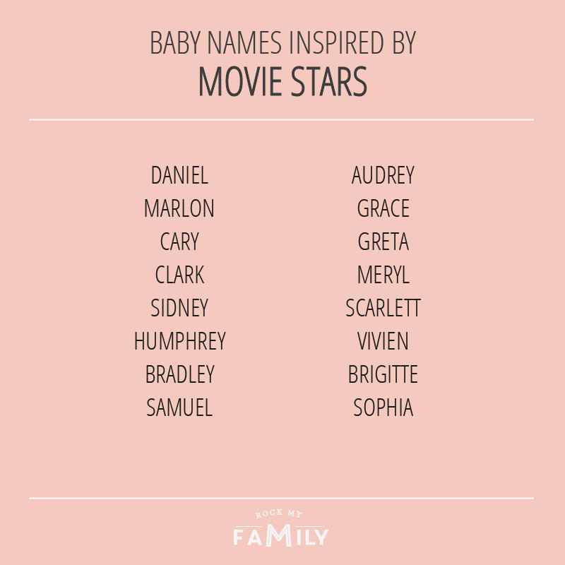 Movie Star Inspired Baby Names