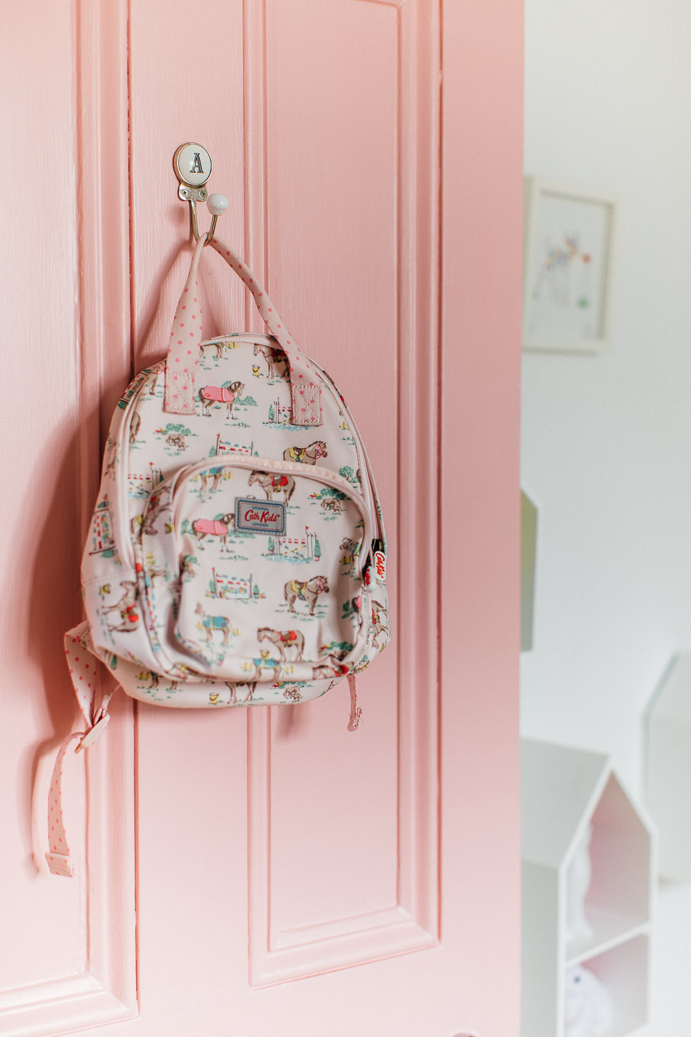 Cath Kidston rucksack and statement pink door