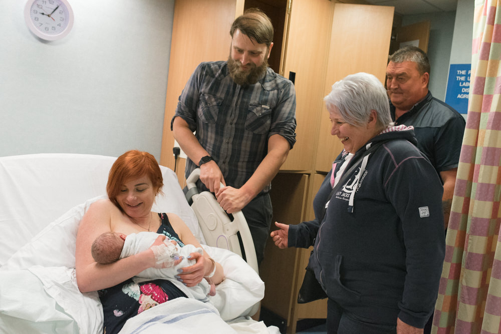 A Labour Story With Birth Photography