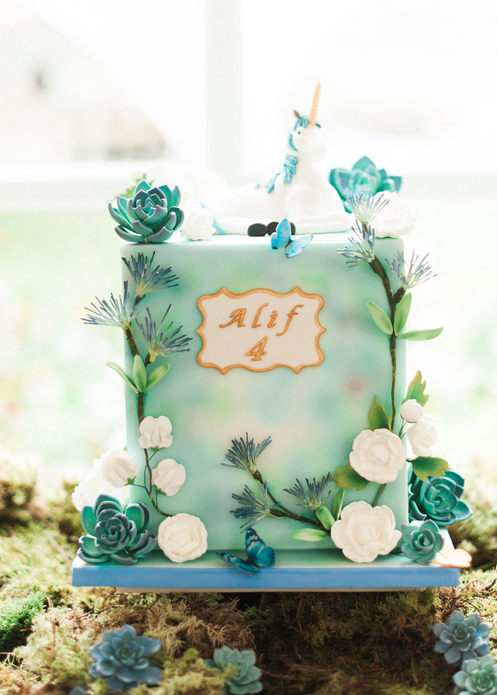 Floral Birthday Cakes | Trio Of Cakes | Midsummer Nights Dream Cakes | A Midsummer nights dream inspired children's birthday party with stunning floral, fairy entertainment, crafts and a picnic. Photos by Kate Nielen