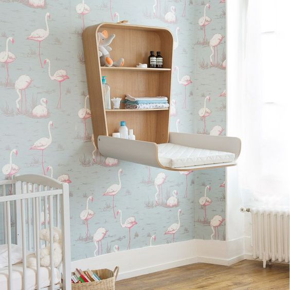 folding nappy changing table